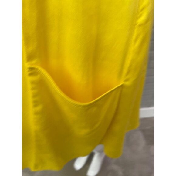 Jessica Simpson Yellow Halter Dress Size 12 NWT - Picture 9 of 12